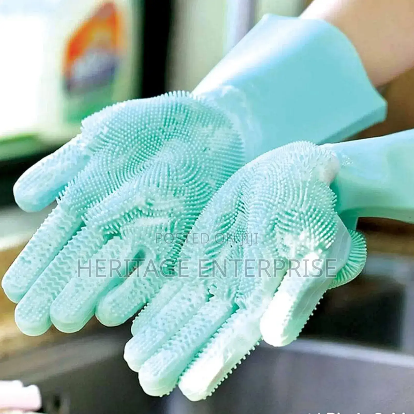 Silicone Gloves Kitchen Tool For Cleaning, Dish