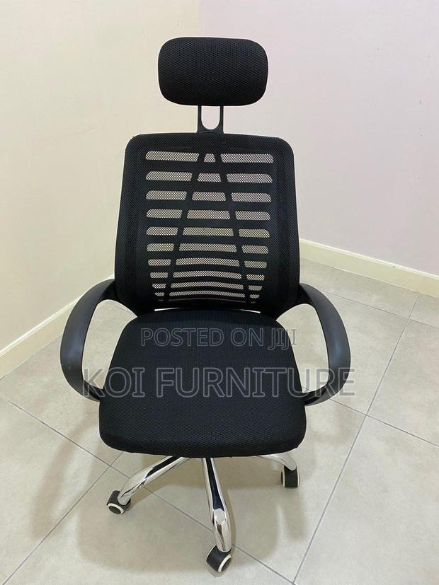Office Chairs; High Back Ergonomic Mesh Office Seat - thumbnail 2