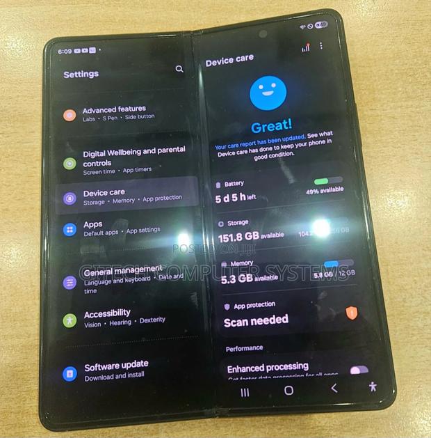 Samsung Galaxy Z Fold 3 256 GB Black - thumbnail 2