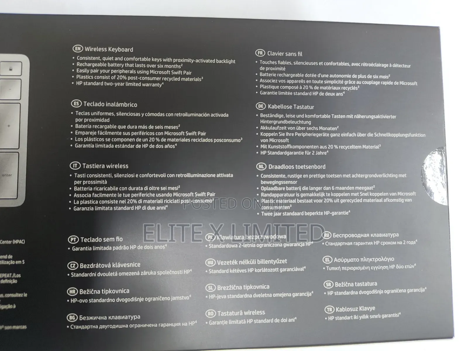 Hp 970 Programmable Wireless Keyboard
