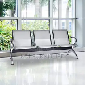 Office Bench; Three Seaters Steel Reception Airport School Bench