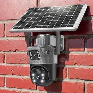 Clear Day and Night Video 12mp 4g PTZ Rotating Dual Lens Solar Camera