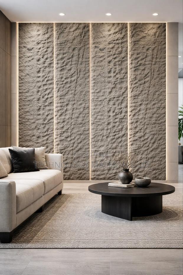 Modern Textured Wall Panels – Decorative Stone Finish Accent Panels