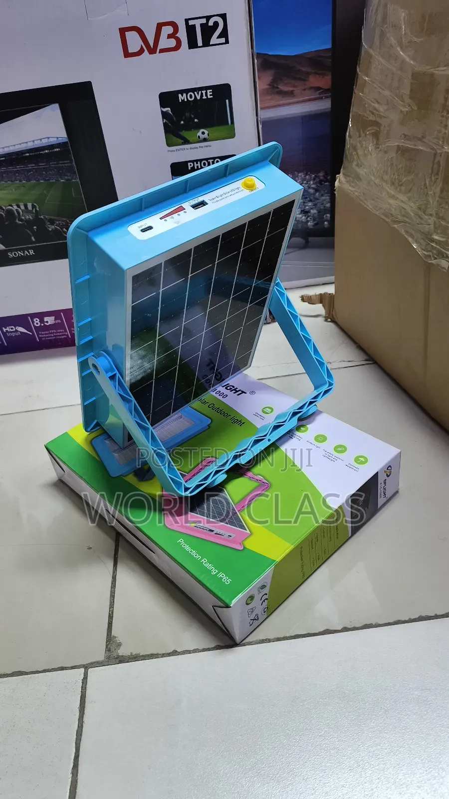 Dp-Light Heavy Duty Solar Light With Usb Charging Port