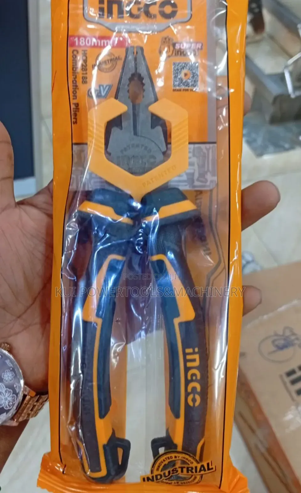 Ingco 7" Combination Pliers/ 180mm Combination Pliers