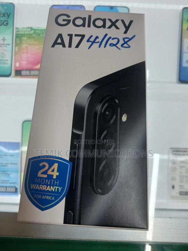 New Samsung Galaxy A17 128 GB Black - main view