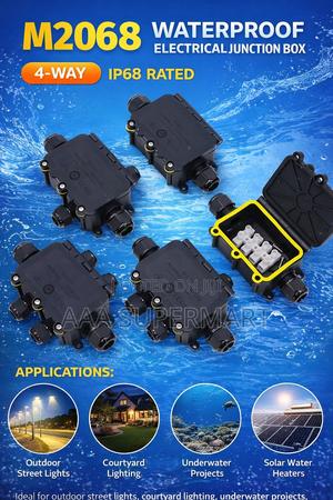 High Quality Ip68 Waterproof Junction Box4 Ways Nylon Box - main view