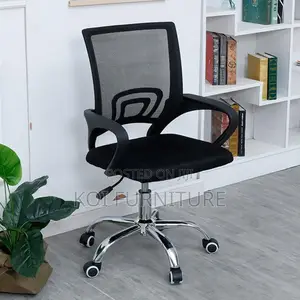 Office Chair; Mesh Fabric Swivel Office Clerical Chair