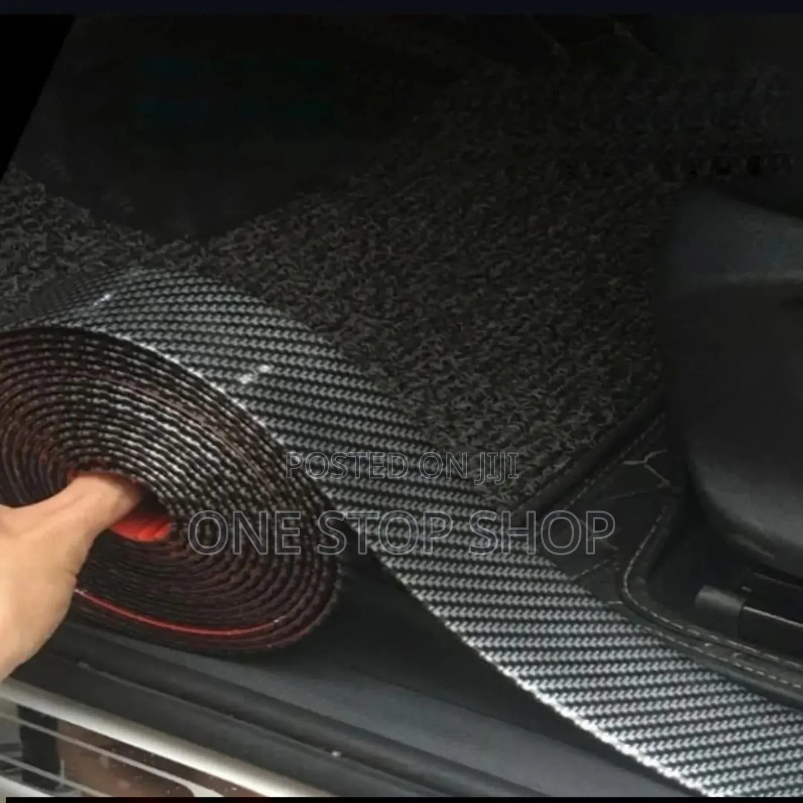10cm Carbon Fiber Door Sill Scuff Tape
