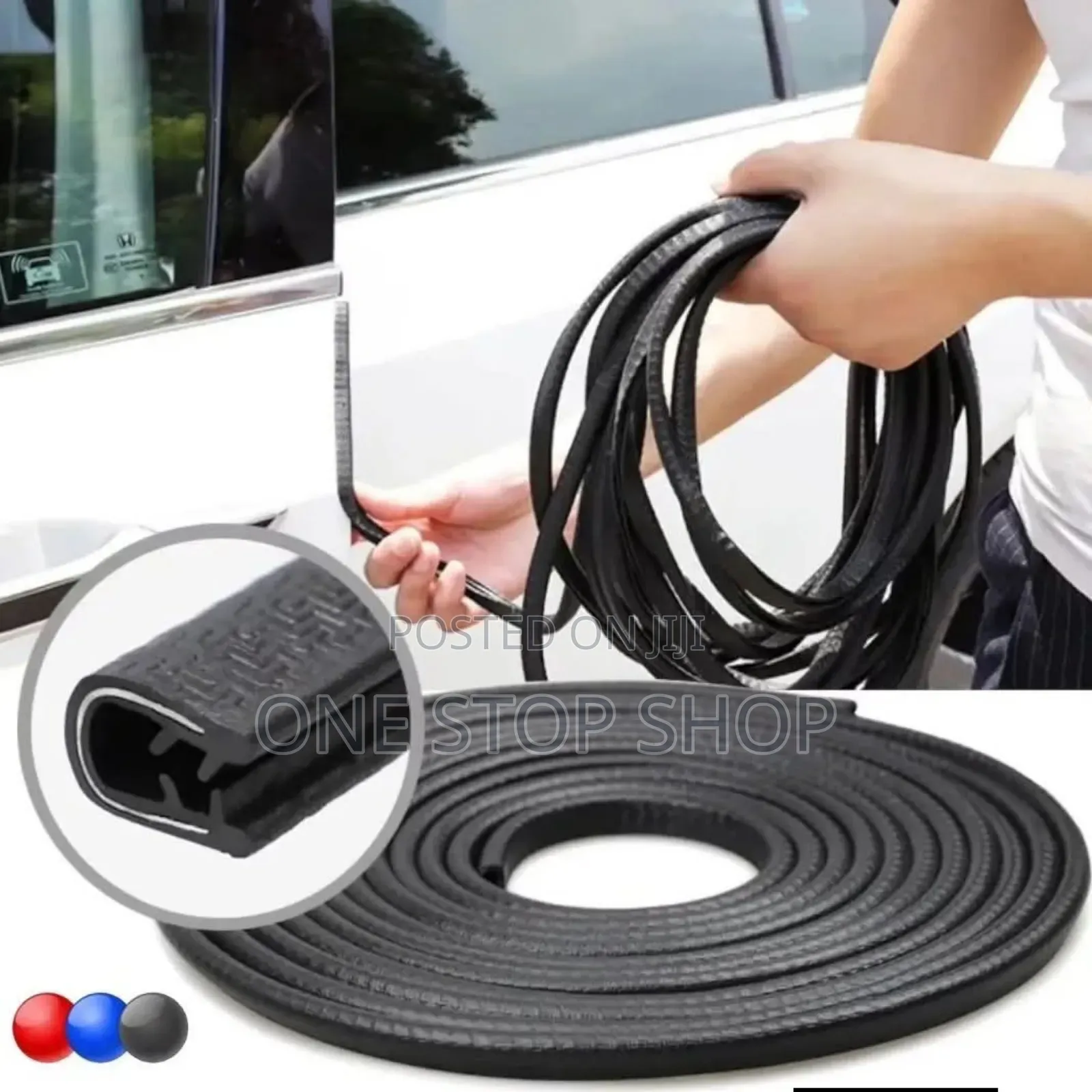 Black Door Line Door Scratch Guard 5meters