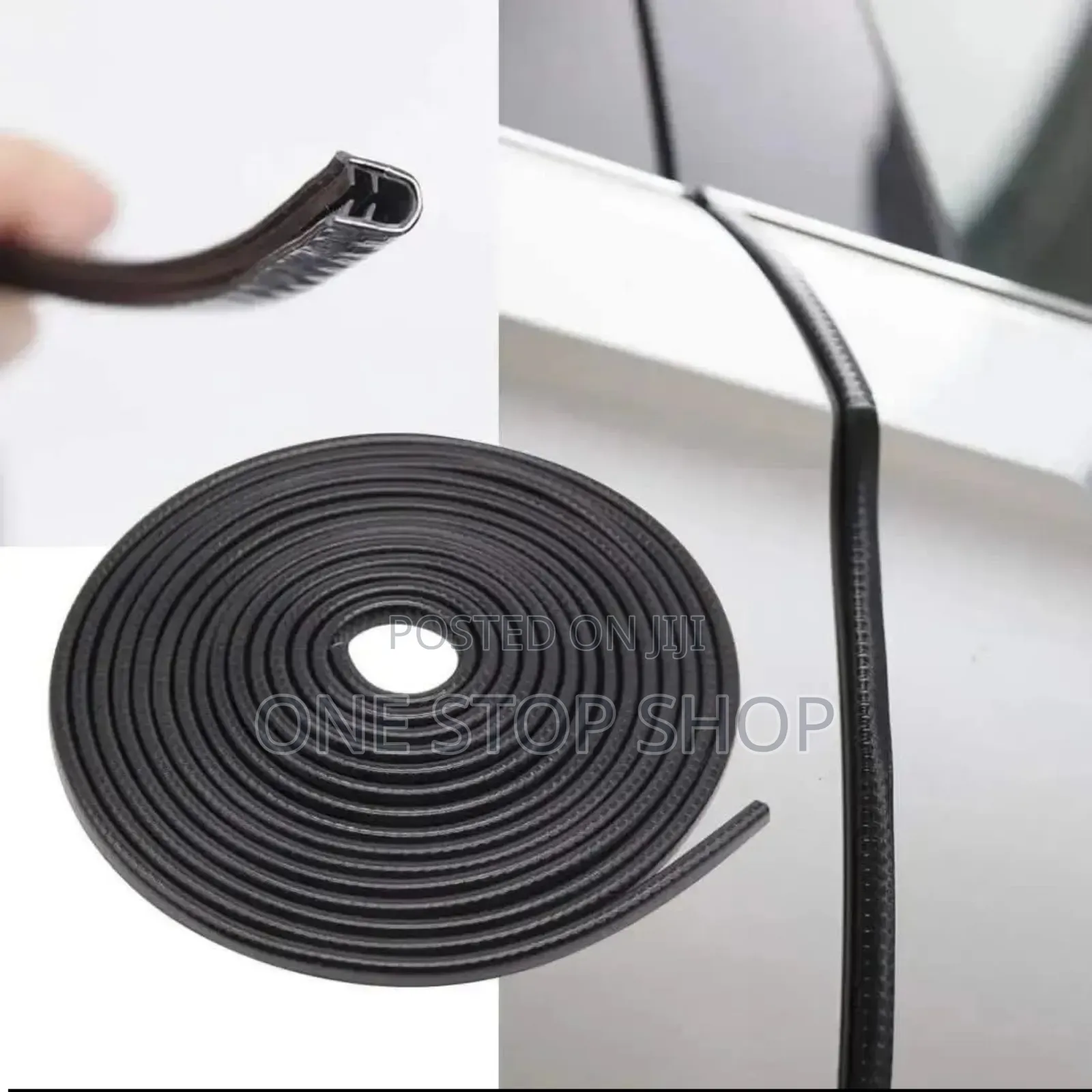 5m Roll Black Door,Boot,Bonnet Edge Strip Guard