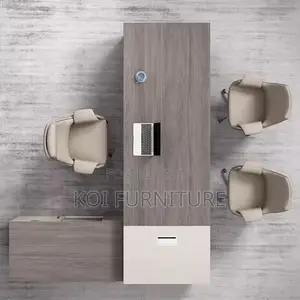 Office Desk; 1.6m Wooden L Shaped Executive Office Managers Desk