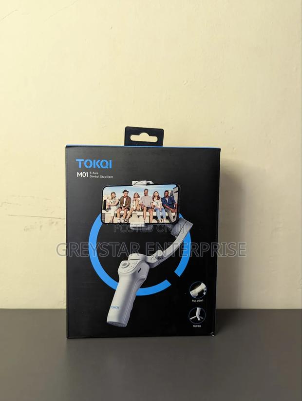 Hand Held Foldable Gimbal Stabilizer Ai Face Tracking M01 3-Axis - thumbnail 3