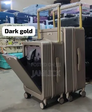Dark Gold 2pcs Suitcase Set