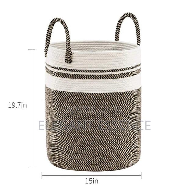 High Quality Cotton Rope Basket Size-38*50cm - thumbnail 4