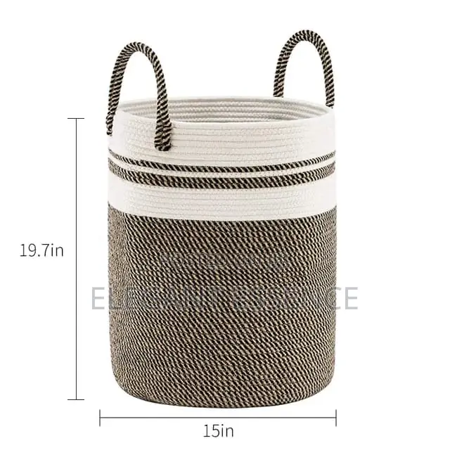High Quality Cotton Rope Basket Size-38*50cm