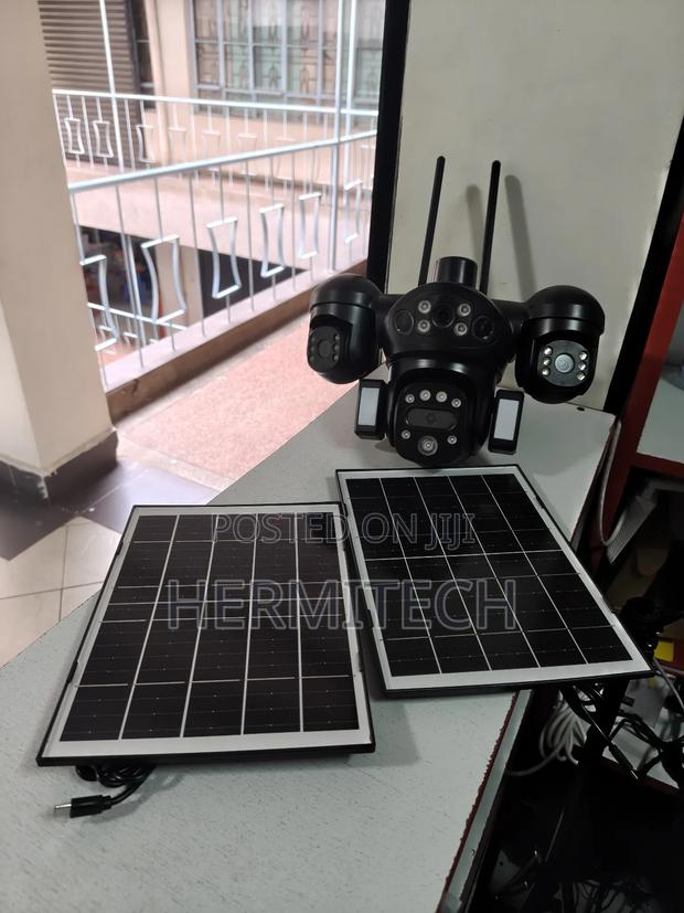 4screens Aov Ultra Hd Solar Powered PTZ Surveillance Security Camera - main view