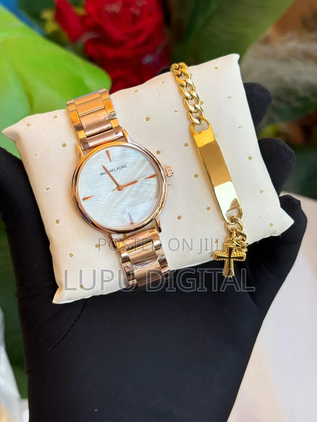 Battery Powered Ladies Watch X Bracelet