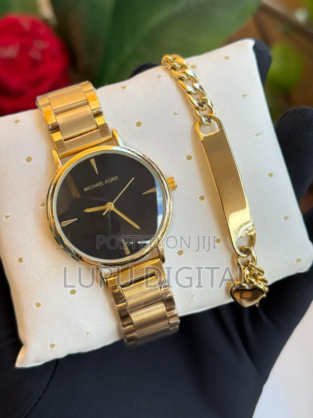 Battery Powered Ladies Watch X Bracelet