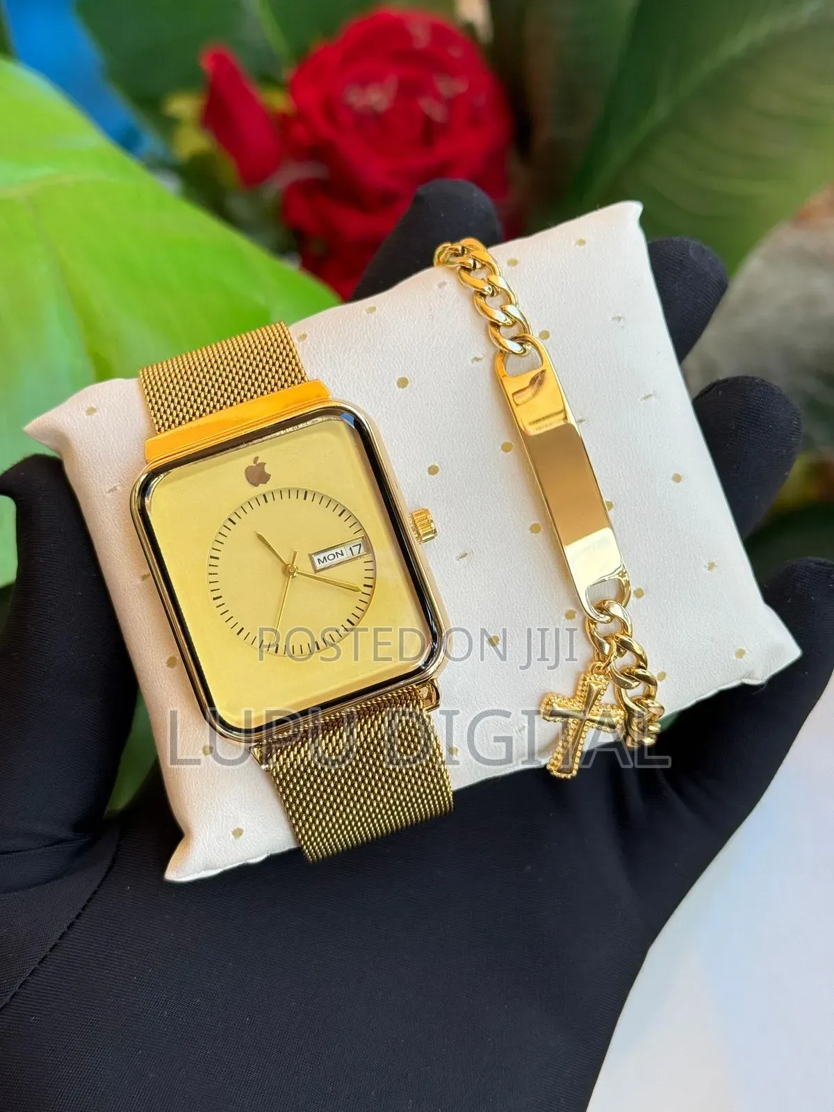 Battery Powered Ladies Watch X Bracelet