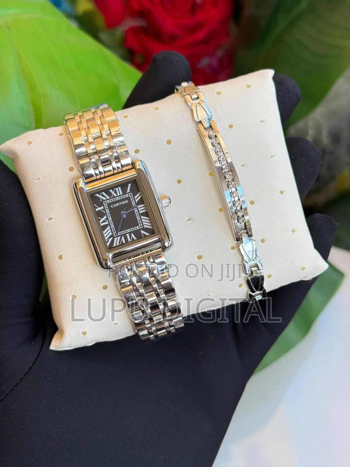Battery Powered Ladies Watch X Bracelet