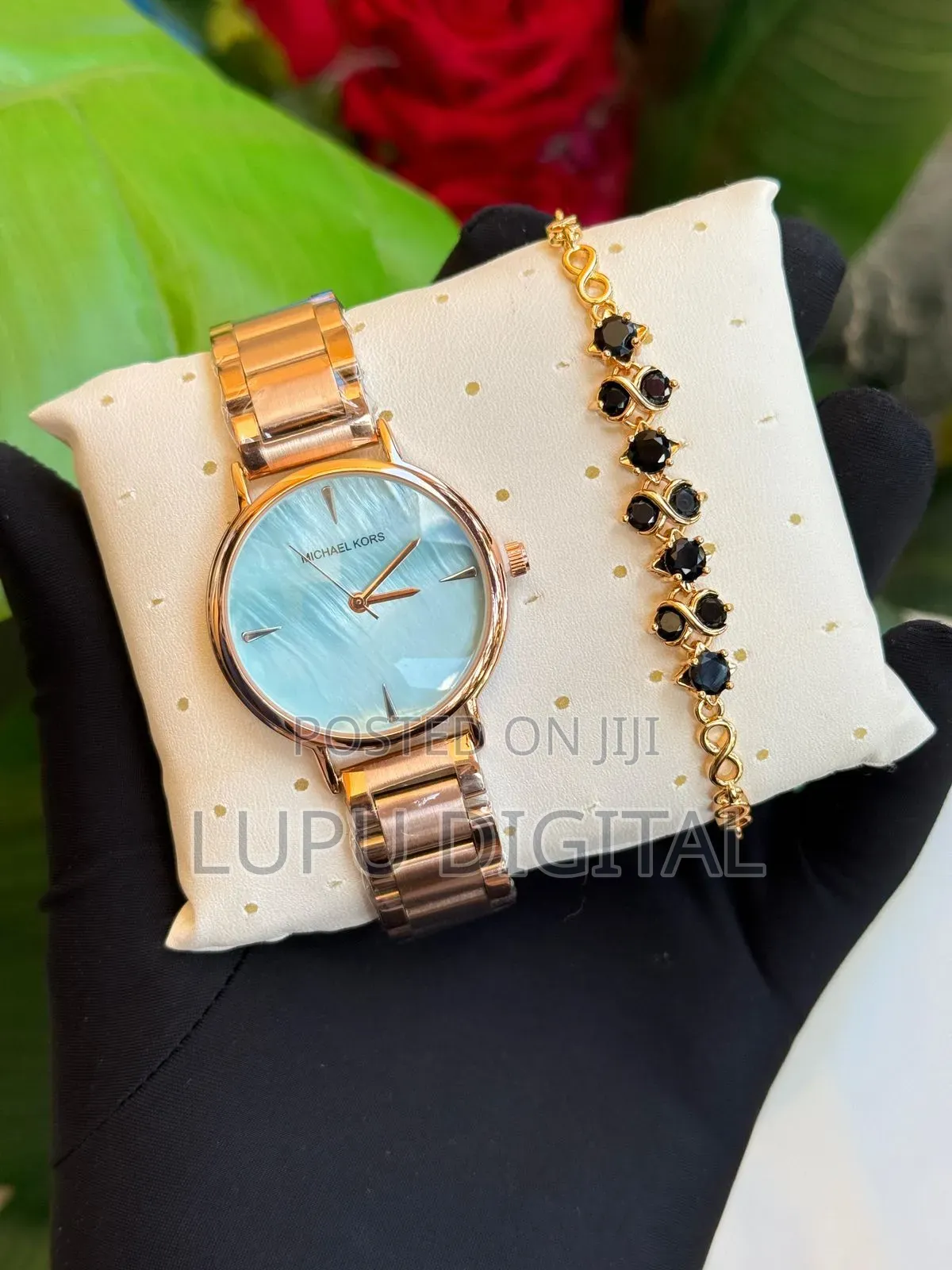 Battery Powered Ladies Watch X Bracelet