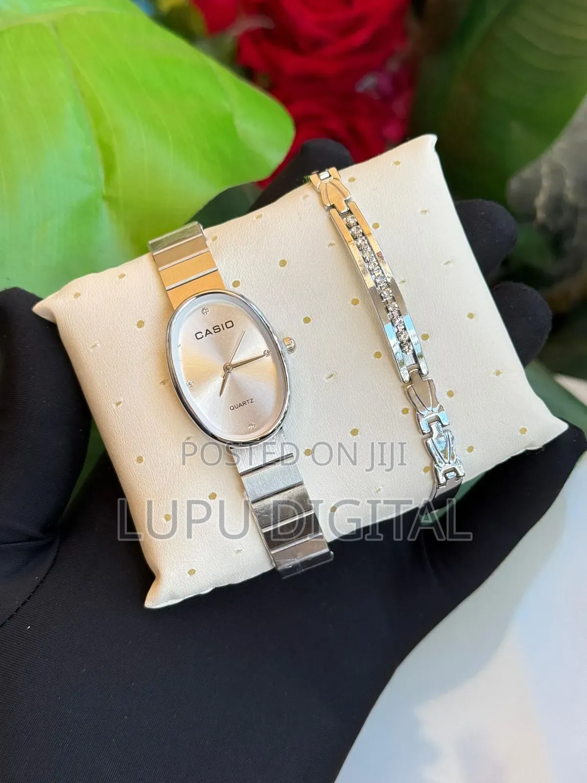 Battery Powered Ladies Watch X Bracelet