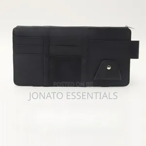 Universal Car Sun Visor Organizer Bag Pockets - Leather Card Holder