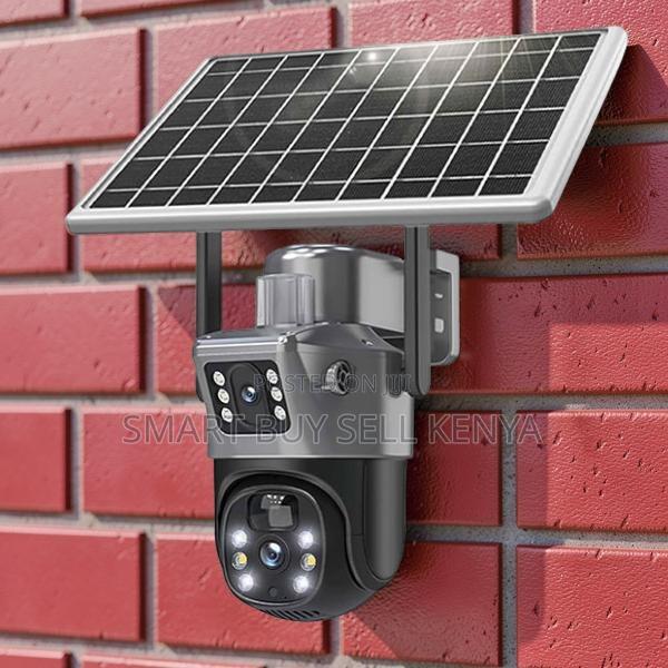 Real-Time Monitoring 12mp 4g PTZ Rotating Dual Lens Solar Camera - main view