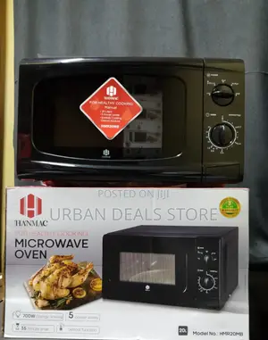 Hanmac 20l Manual Black White Microwave (3 Years Warranty)