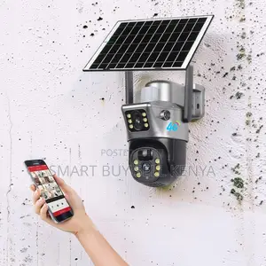 Stable Video Streaming 12mp 4g PTZ Rotating Dual Lens Solar Camera