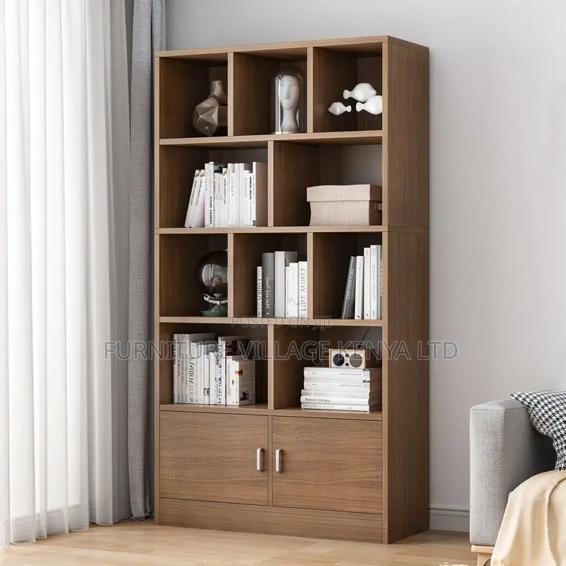 Office Bookshelf/Case;Closed Back Storage Office Bookcase