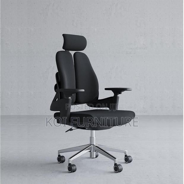 Office Chairs; Modern Orthopedic Chair With Dual Backrest - main view