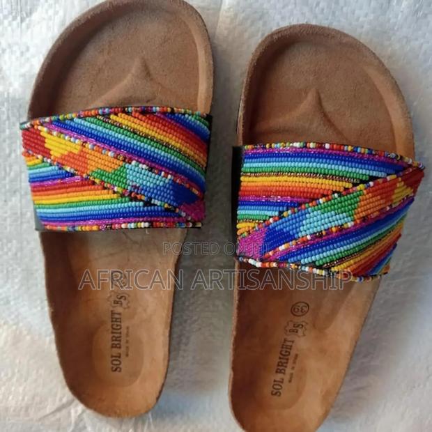 Maasai Crafted Sandals With Beads - thumbnail 4