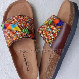 Maasai Crafted Sandals With Beads