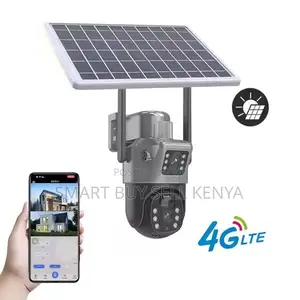 Multi-User Access 12mp 4g PTZ Rotating Dual Lens Solar Security Camera