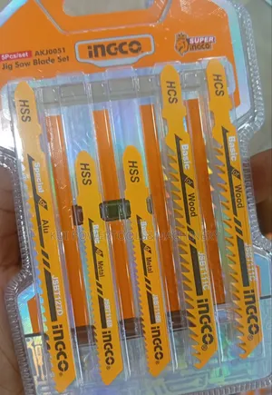 Ingco 5pcs Assorted Jigsaw Blades