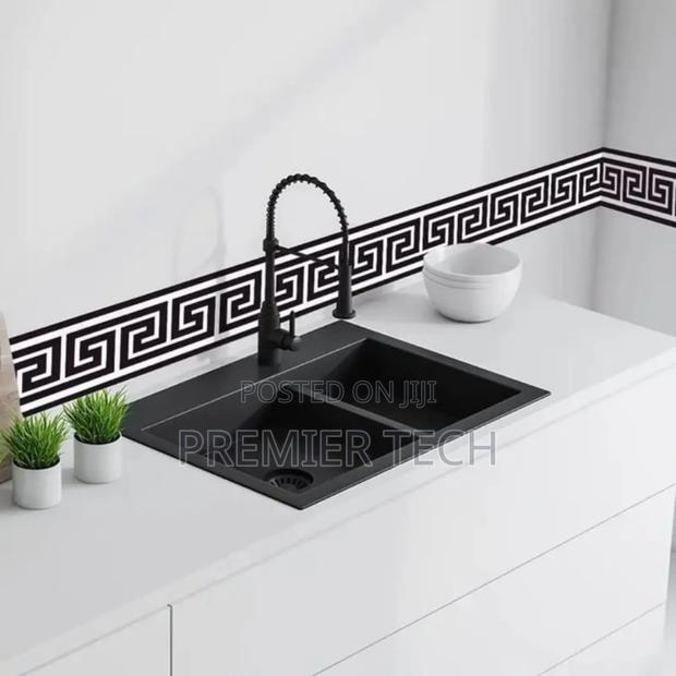 Self Adhesive PVC Stripped Skirting Trim Wall Decorative Border