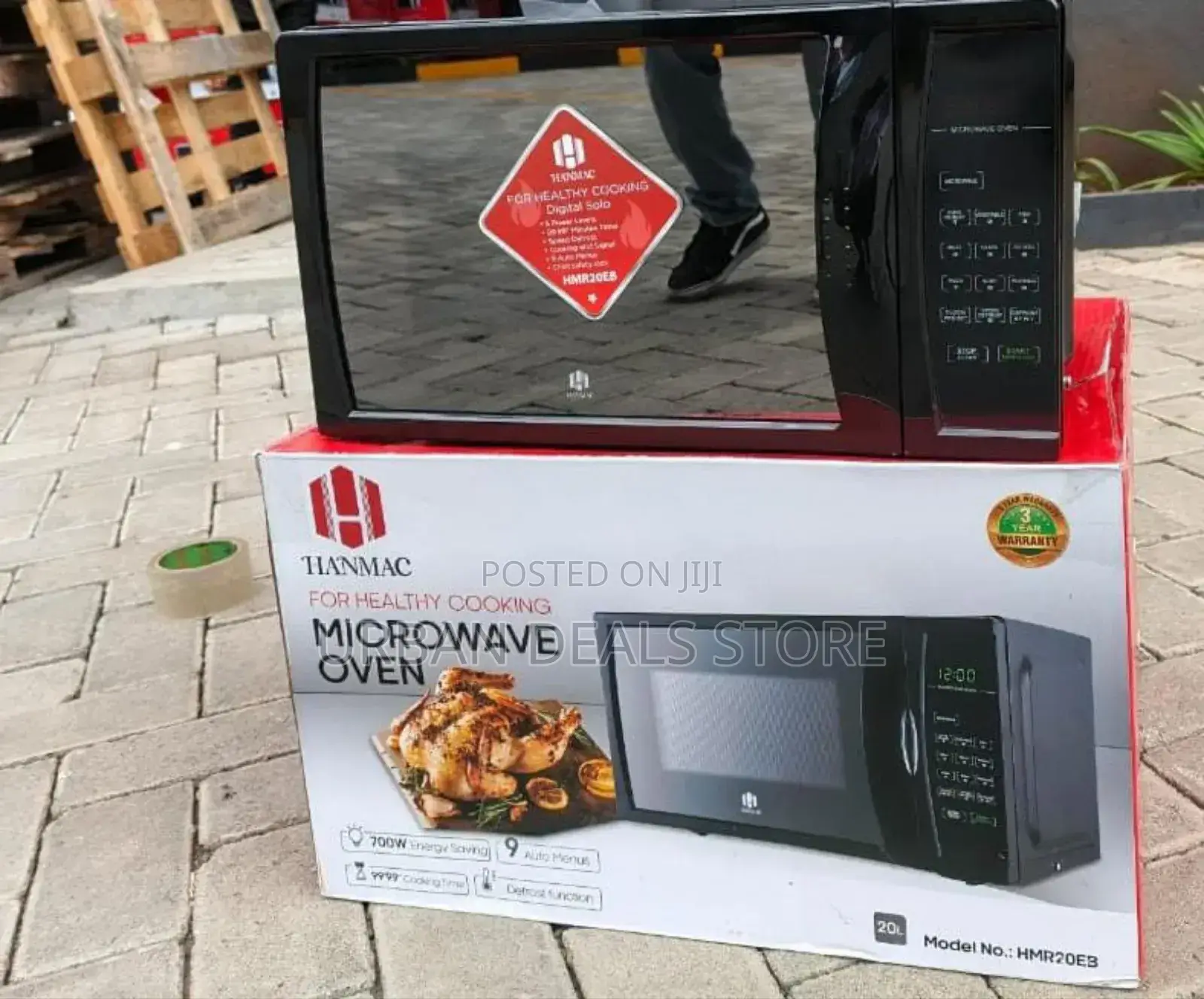 20 Litres 3 Years Warranty Hanmac Digital Microwave