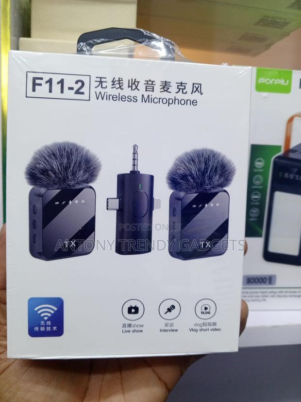 F11-2 Wireless Lapel Mic Kit iPhone Type-c Camera Compatible - main view
