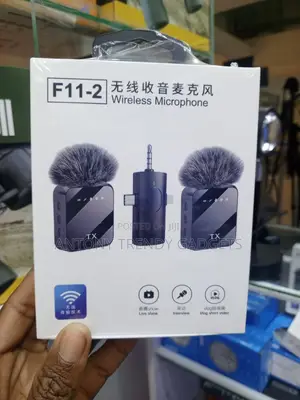 F11-2 Wireless Lapel Mic Kit iPhone Type-c Camera Compatible