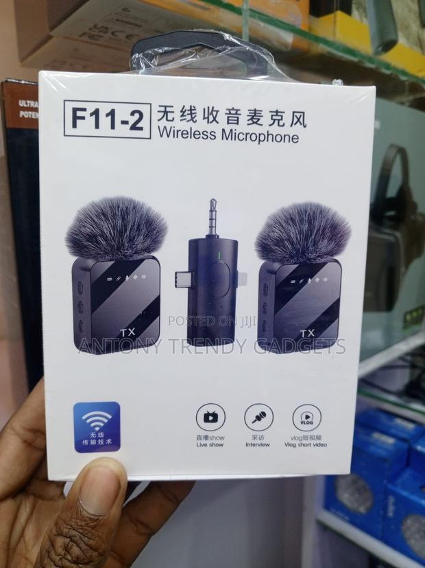 F11-2 Wireless Lapel Mic Kit iPhone Type-c Camera Compatible - thumbnail 3