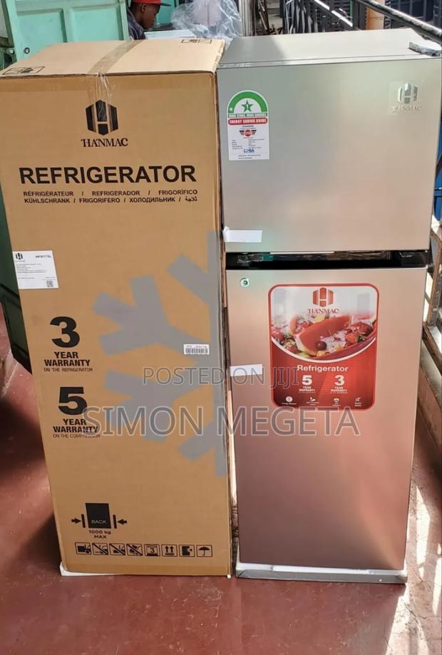 Hanmac 173litres Double Door Fridge - main view