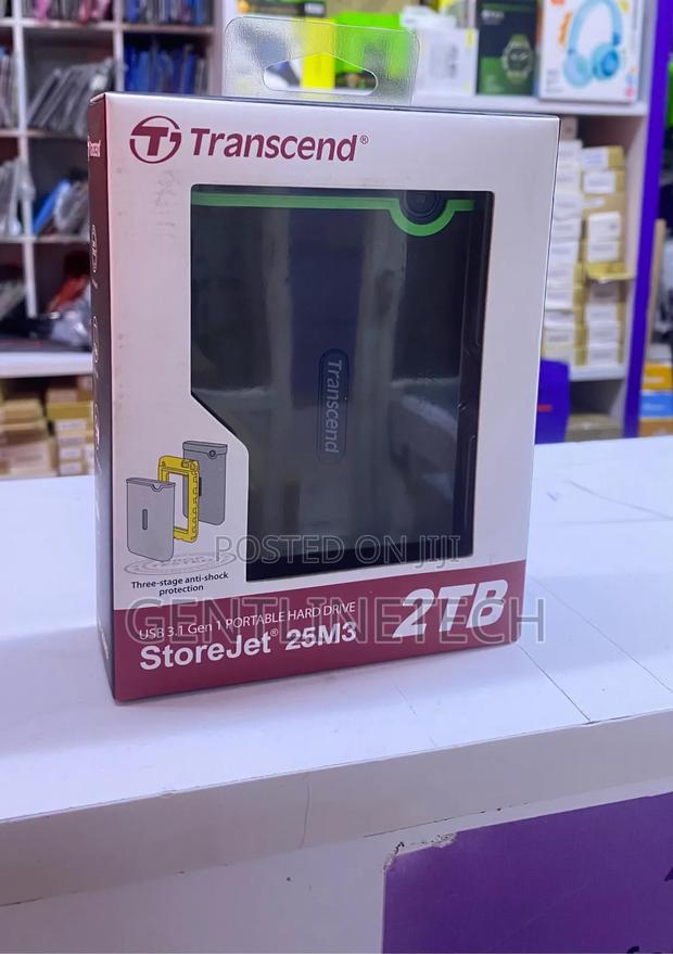 Transcend 2tb Usb 3.1 Storejet 25m3 Portable Hard Drive