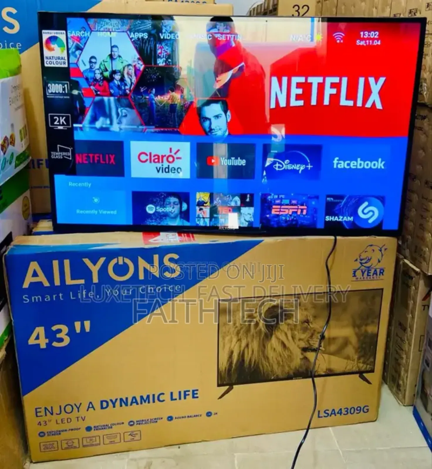 *Ailyons 43" Smart With Bluetooth