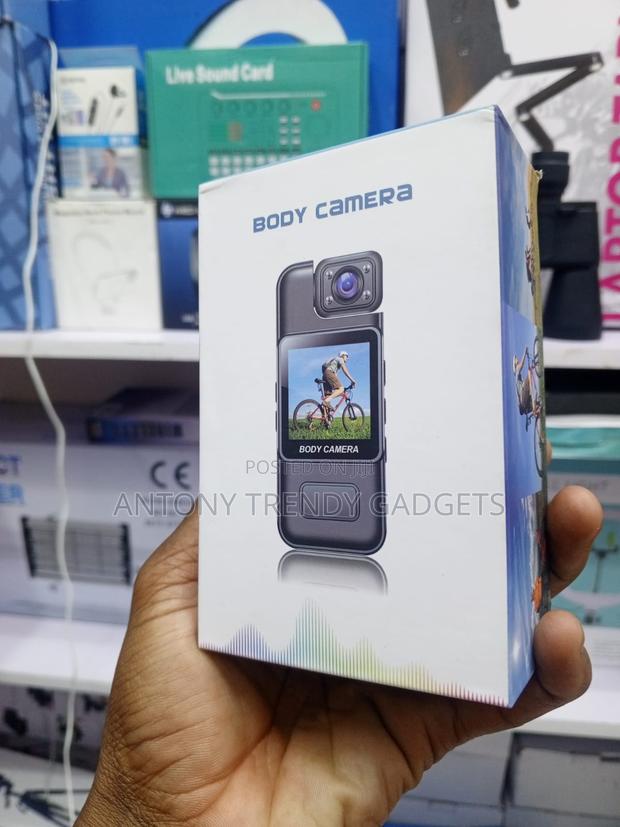 Clip-on Body Camera Hd 4k With Infrared Night Vision
