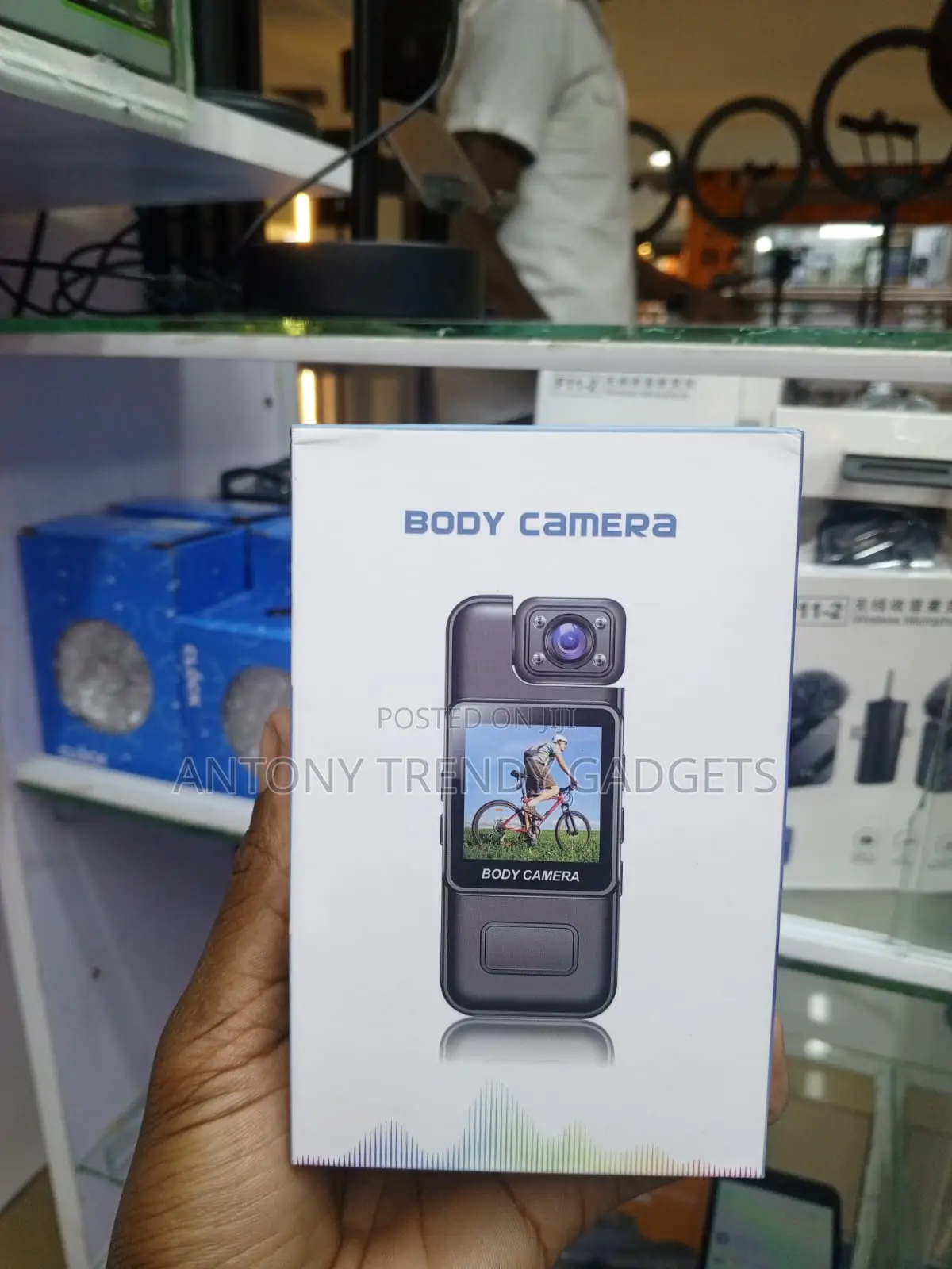 Clip-on Body Camera Hd 4k With Infrared Night Vision