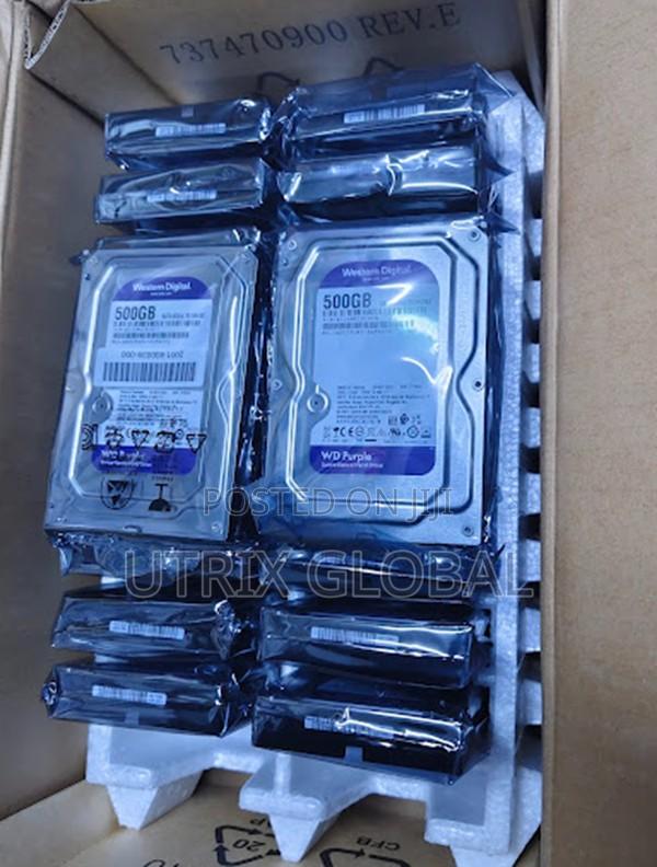 Wd Purple 500gb Cctv Storage Drive For Dvr Nvr