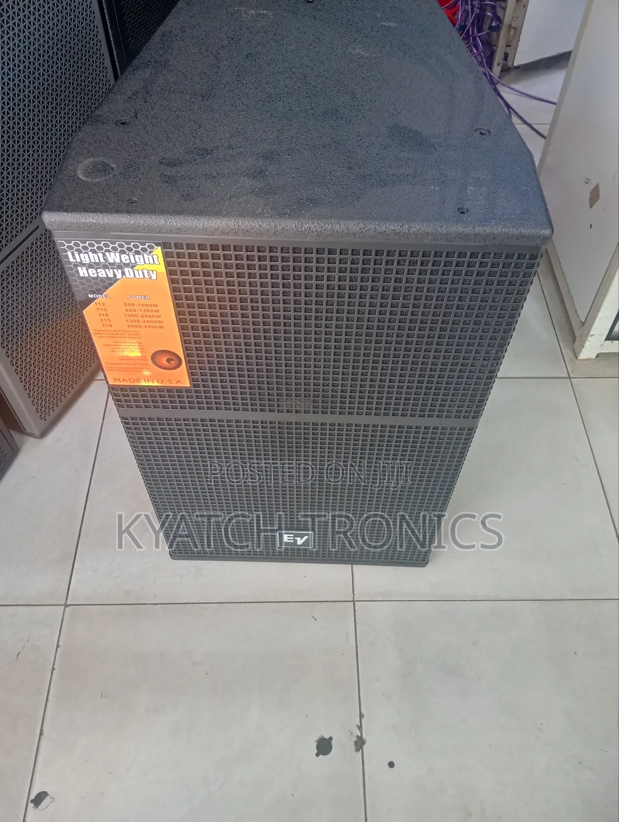 Ev Speaker 15"