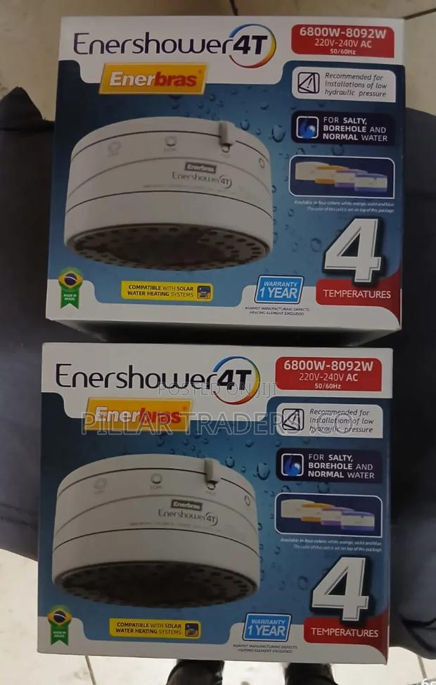 Ener Shower.Instant Shower Head. Enerbras Enershower